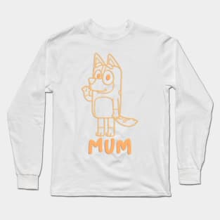 Mum Chilli Neon effect Long Sleeve T-Shirt